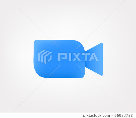 Video camera icon isolated on white background Video camera icon isolated on white background 66983788