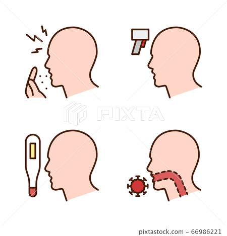 Preventive measures against the virus in a flat design icon set 011 Preventive measures against the virus in a flat design icon set 011 66986221