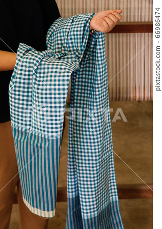 Pha Khao Ma, Thai traditional multi-purpose loincloth Pha Khao Ma, Thai traditional multi-purpose loincloth 66986474