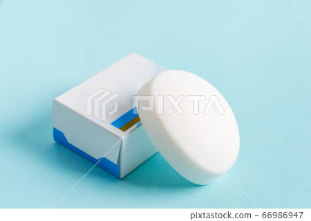 Soap wrap Box Mock-up package and bar soap Soap wrap Box Mock-up package and bar soap 66986947