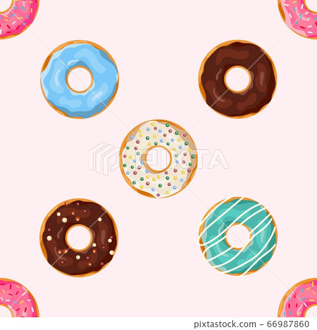 Donuts seamless pattern Donuts seamless pattern 66987860
