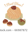 Chestnut and mont blanc 66987872