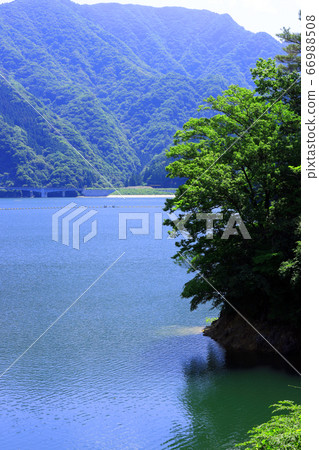Scenery of Eigenji Temple, Higashiomi City, Shiga Prefecture, Eigenji Dam [June] 66988508