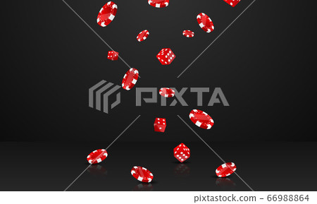 Casino banner jackpot design decorated with red Casino banner jackpot design decorated with red 66988864