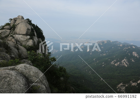 北漢山、國立公園、寶賢峰 北漢山、國立公園、寶賢峰 66991192