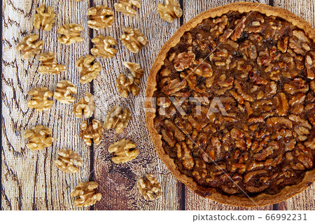 Walnut pie,dessert Walnut pie,dessert 66992231