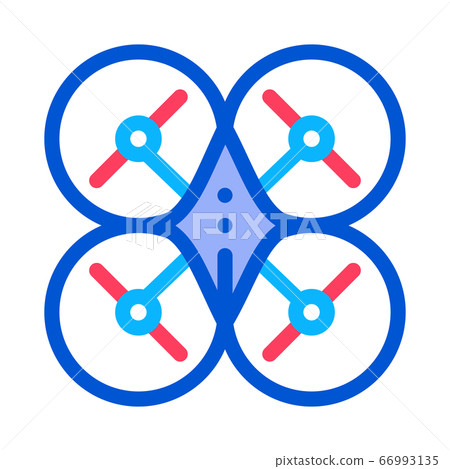 drone toy icon vector outline illustration 66993135