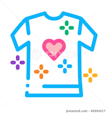 lgbt t-shirt icon vector outline illustration lgbt t-shirt icon vector outline illustration 66994017
