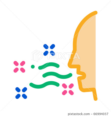 good breath icon vector outline illustration - Stock Illustration ...