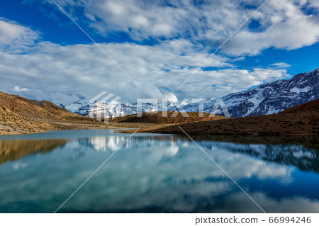 Dhankar Lake. Spiti Valley, Himachal Pradesh, India 66994246