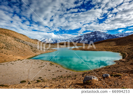 Dhankar Lake. Spiti Valley, Himachal Pradesh, India 66994253