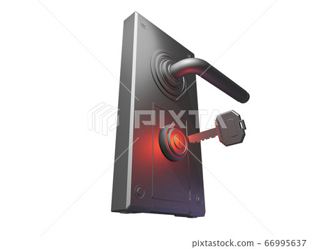 門把手和鑰匙(安全圖像透明材料) 門把手和鑰匙(安全圖像透明材料) 66995637