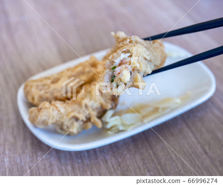 蝦捲 炸蝦捲 台南 台灣 小吃 美食 Fried shrimp roll 油揚げ エビ ロール 66996274
