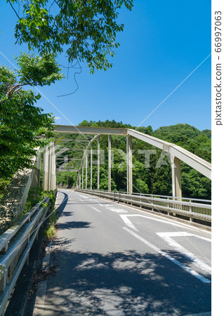 Akigawa Bridge and Sagami River Akigawa Bridge and Sagami River 66997063