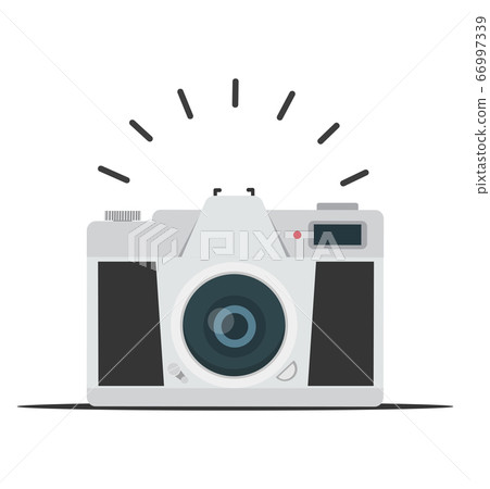 analog photo camera Flat style vintage 66997339