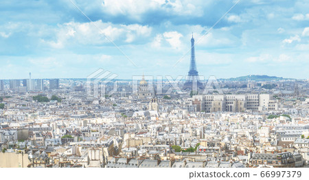 View on Eiffel Tower, Paris, France View on Eiffel Tower, Paris, France 66997379