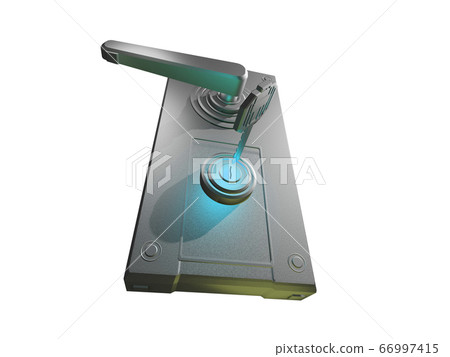 Door knob and key (security image white background) Door knob and key (security image white background) 66997415