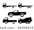 Cars collection icons set on white background 66998818