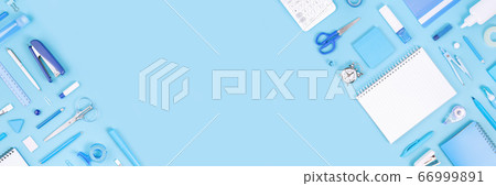 Assorted office and school white and blue 66999891