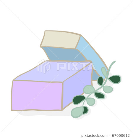 aromatic soap and a sprig of eucalyptus aromatic soap and a sprig of eucalyptus 67000612