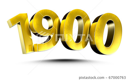 Numbers 1900 3d. 67000763