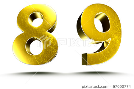 Numbers 8 and 9 3d. 67000774