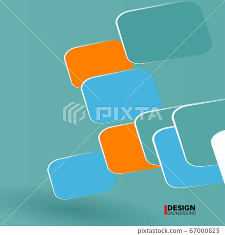 Abstract geometric vector background. overlapping Abstract geometric vector background. overlapping 67000825