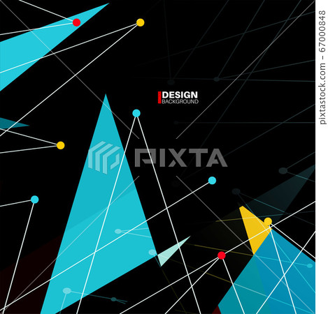 Abstract Polygonal Space Background .... Abstract Polygonal Space Background .... 67000848