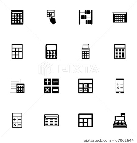 Calculation icon - Expand to any size - Change to - Stock Illustration ...