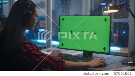 Video game developer at work 67001691