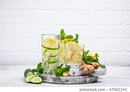 Set of various healthy detox water Set of various healthy detox water 67002243
