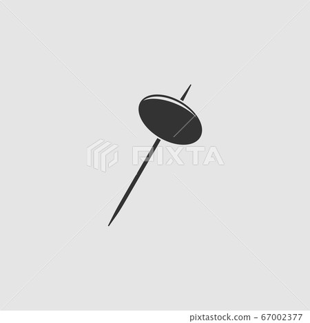 Olive on stick icon flat Olive on stick icon flat 67002377