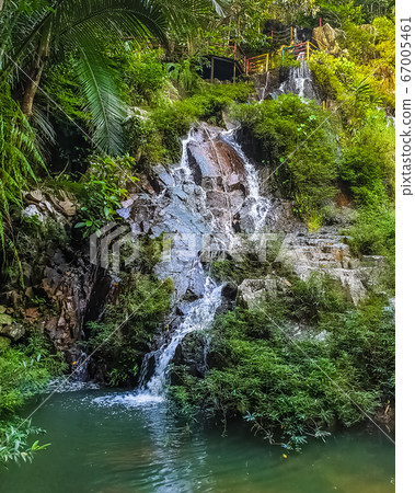 Waterfall and mountaina river in the Yanoda park, Waterfall and mountaina river in the Yanoda park, 67005461