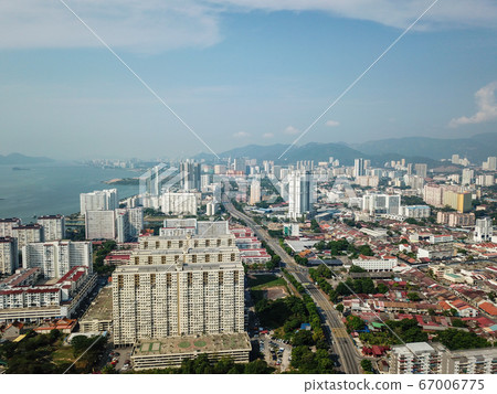 Aerial view Tun Dr Lim Chong Eu Highway with less 67006775