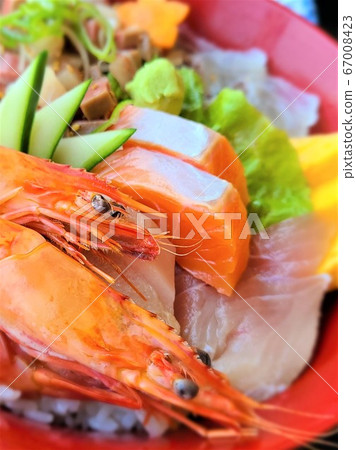 海鮮碗,飆升的食材,背景,鹿兒島縣和泉市長島町 海鮮碗,飆升的食材,背景,鹿兒島縣和泉市長島町 67008423