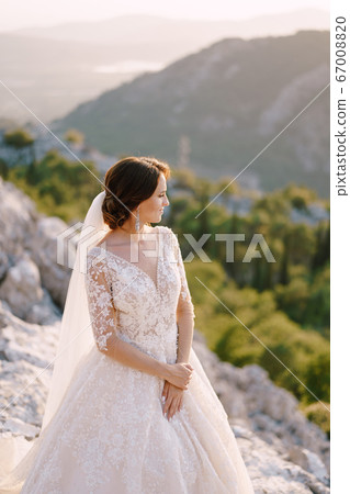 Fine-art destination wedding photo in Montenegro, Mount Lovchen. Fine-art destination wedding photo in Montenegro, Mount Lovchen. 67008820