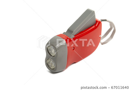 mechanical flashlight isolated mechanical flashlight isolated 67011640