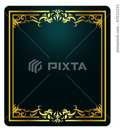 Baroque decorative elegant vintage frame Baroque decorative elegant vintage frame 67012252
