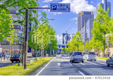 大阪禦堂筋交通圖像 67013416
