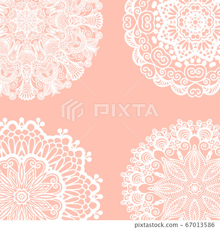 桌布花邊編織編織鳥瞰圖框架 桌布花邊編織編織鳥瞰圖框架 67013586