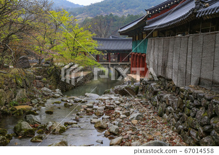 韓國全羅南道順天市松光面松光寺 照片素材 圖片 圖庫