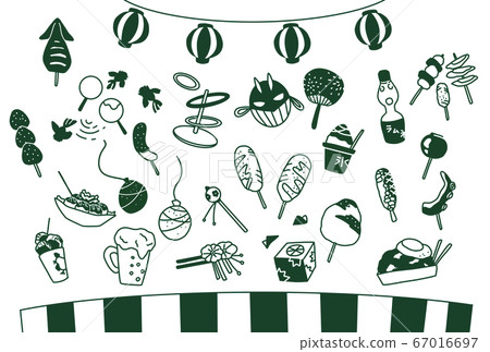 Festival Festival Food stand Simple food illustration 67016697