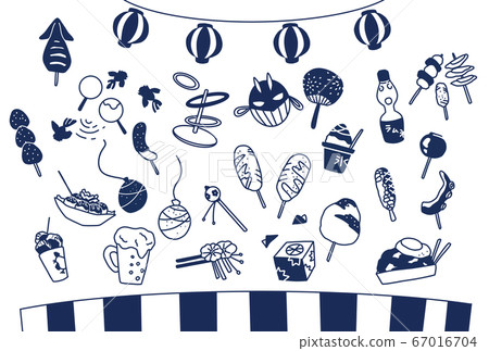 Festival Festival Food stand Simple food illustration 67016704