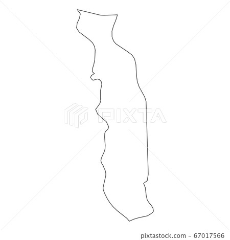 Togo - solid black outline border map of country area. Simple flat vector illustration Togo - solid black outline border map of country area. Simple flat vector illustration 67017566