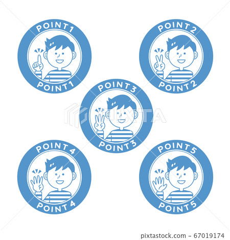 Point icon boy Point icon boy 67019174