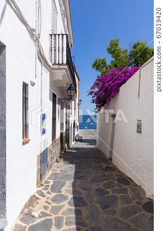 Detail of beautiful small town Cadaques in Costa Detail of beautiful small town Cadaques in Costa 67019420