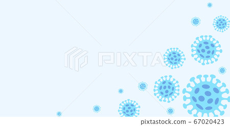 Pandemic medical concept with dangerous cells. Pandemic medical concept with dangerous cells. 67020423