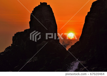 從富岡海洋公園展望台看到的日落 67020464