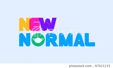 New normal text letter - Stock Illustration [67021133] - PIXTA