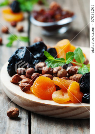 Concept of vegan dessert 67021265